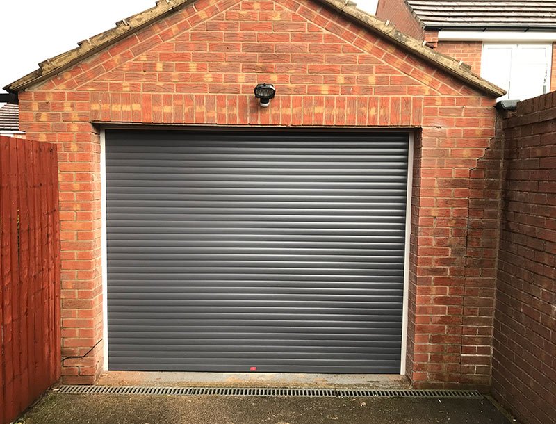 Roller garage door fitted by Bramley Garage Doors