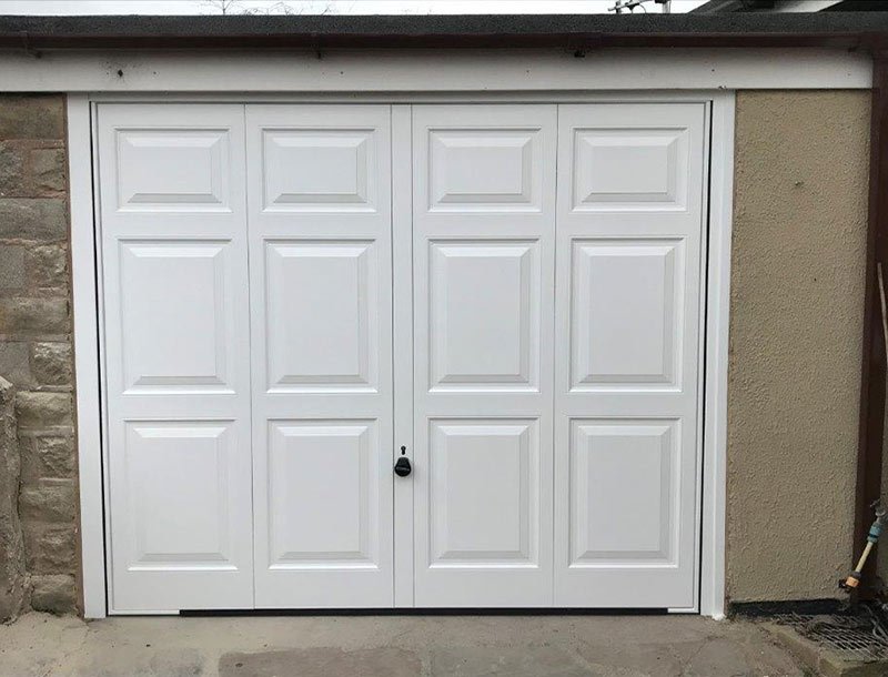 Up and over garage door fitted by Bramley Garage Doors